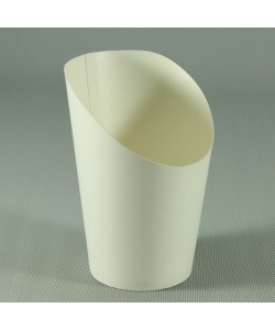 Compostable French fry scoop paper cup