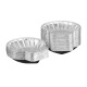 Coquille en aluminium 6 pouces noire 200 ml (7 oz)