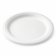 Assiette compostable en bagasse sans PFA 6” (15 cm)
