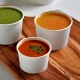 Compostable Soup Cups - White