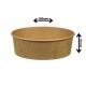 Bol en carton kraft 25 oz
