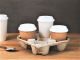 Heavy weight 4 cup carry tray CFK 21314