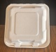 Contenant à charnière en bagasse compostable 3 comp. 8.5” (21.6 cm)