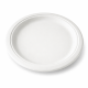 Assiette en bagasse compostable 10” (25.4 cm)