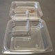 Recyclable Hinged Lunch Box  2 comp. 8” (27 oz & 8 oz)