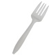 High grade biodegradable starch forks, 7 inches