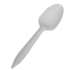 High grade biodegradable starch soup spoon, 6 inches