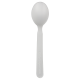 Compostable CPLA spoon, 6 inches - 15 cm