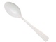 Compostable white starch tasting spoon, 4 inches – 10 cm