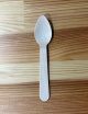 Disposable birch wood tasting spoon 100% compostable 4 in - 110 mm (1000)