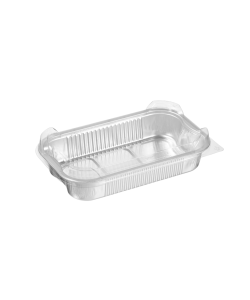 Contenant rectangulaire en aluminium 1400 ml avec couvercle 