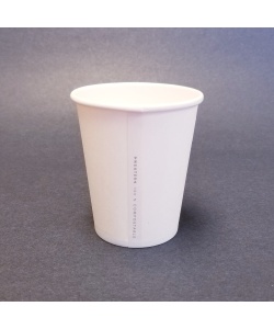 Verre compostable en carton pour distributeur à boisson chaude 7 oz (198 ml) 1 000 unités