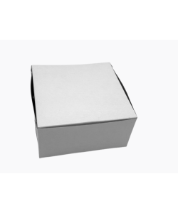 Cake box 9 x 9 x 3.5 in white