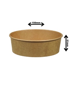 Bol en carton kraft 25 oz