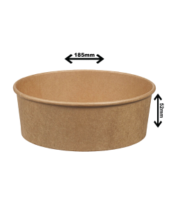 Bol en carton kraft 32 oz Bas