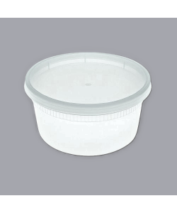 Microwavable Deli container 8 oz with lid