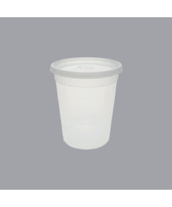 Microwavable Deli container 32 oz with lid