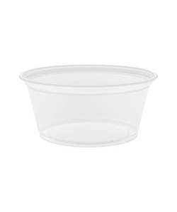Contenant à portion transparent en PP 2,5 oz