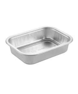 Contenant rectangulaire en aluminium 555 ml (19 oz)