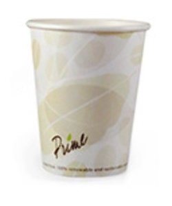 Verre compostable en carton boisson chaude 8 oz (227 ml) Paroi simple