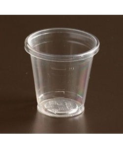 Compostable PLA Clear Glass 1 oz (28 ml)