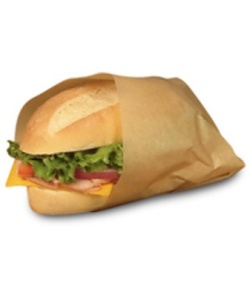Emballage à sandwich14 x 14 po