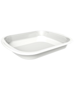 Casserole mets cuisinés bi four 945 ml/32 oz - blanc