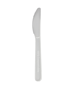 Compostable CPLA knife, 6 inches - 15 cm