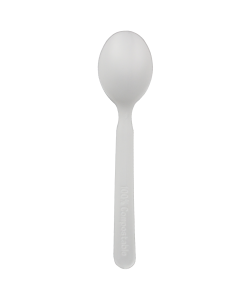 Compostable CPLA spoon, 6 inches - 15 cm