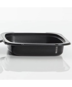 Contenant portion simple noir micro-ondable 12 oz (360 ml)