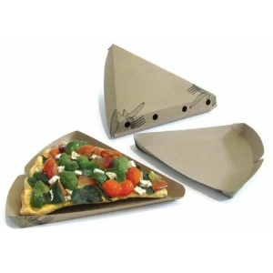 Boîte compostable pour pointe de pizza 9 po