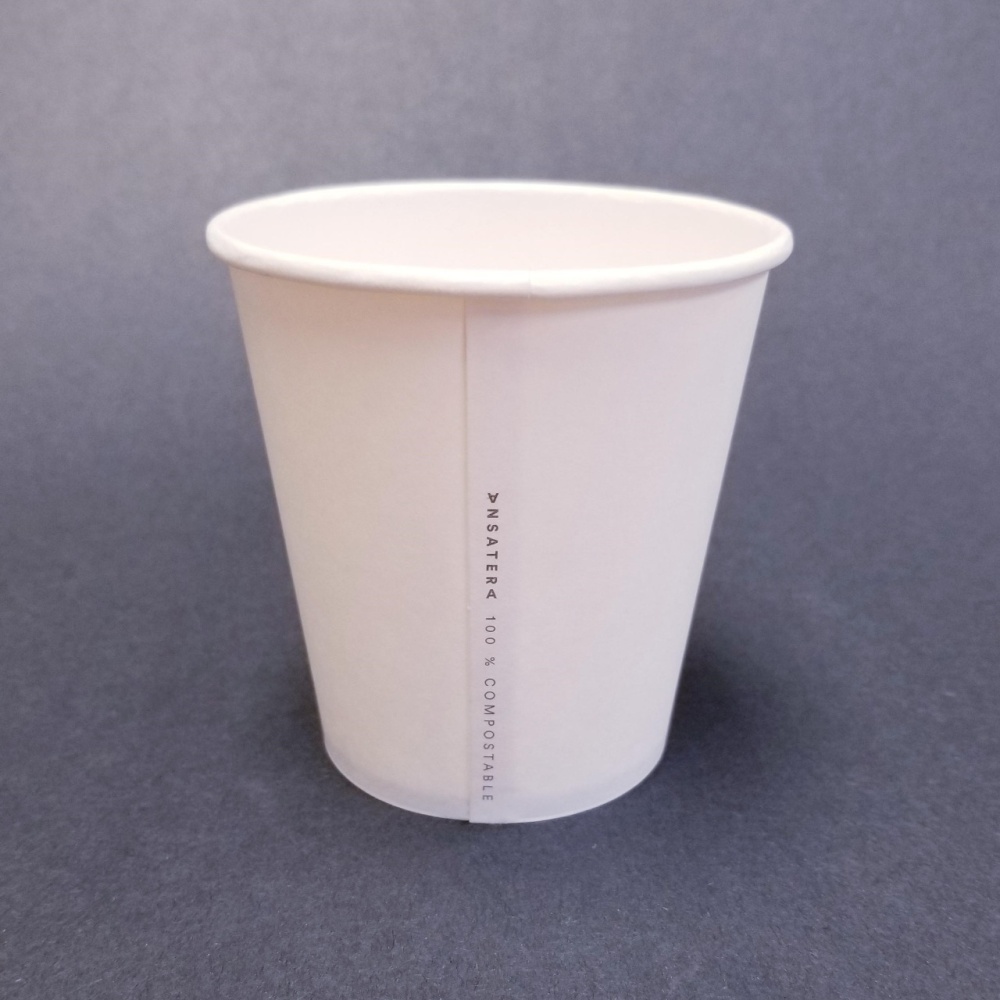kit tasses et palettes compostables Lot de 500 gobelets à café expresso en papier jetable et palettes écologiques biodégradables 500 pièces carton jetables et recyclables 