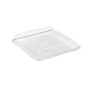 Catering clear tray with low dome lid - 12 in