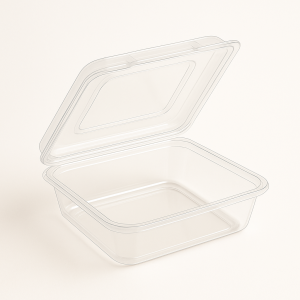 Small deep rectangular clamshell 17 oz