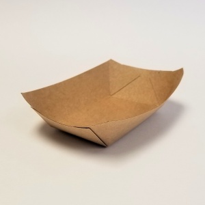 Barquette compostable en carton 1/4 lb