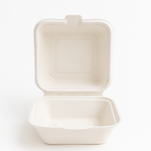 Charnière 6 pouces 1 compartiment bagasse sans PFAS