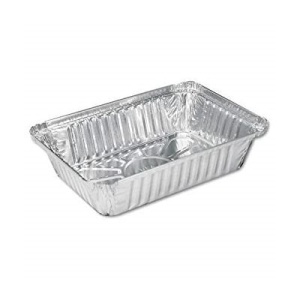 Contenant aluminium rectangulaire 1.5 lbs