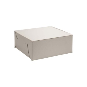 Cake box 8 x 8 x 2.5’’ white