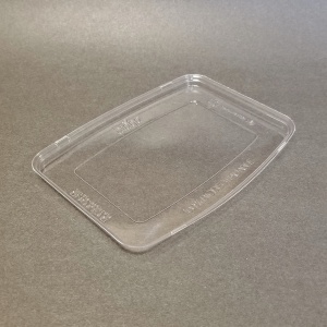 Compostable PLA flat lid for trays BIO-72