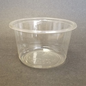 Round PLA Clear Bowl 16 oz (454 ml)