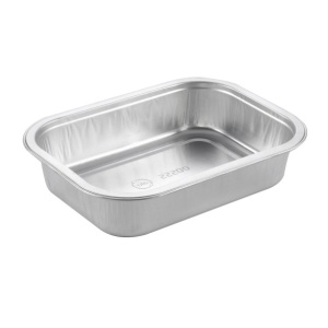 Contenant rectangulaire en aluminium 555 ml (19 oz)