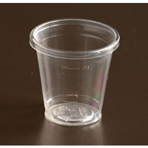 Compostable PLA Clear Glass 1 oz (28 ml)